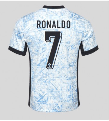 Portugal Cristiano Ronaldo #7 Replika Udebanetrøje EM 2024 Kortærmet